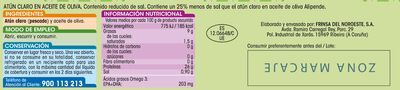 At&uacute;n bajo en sal Alipende pack 3 en aceite oliva