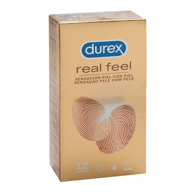 Preservativos Durex 12 uds real feel