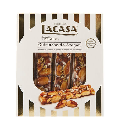 Turrón guirlache de aragón Lacasa 240g