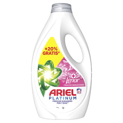 Detergente l&iacute;quido Ariel 25+5 lavados Leonor Sensaci&oacute;n