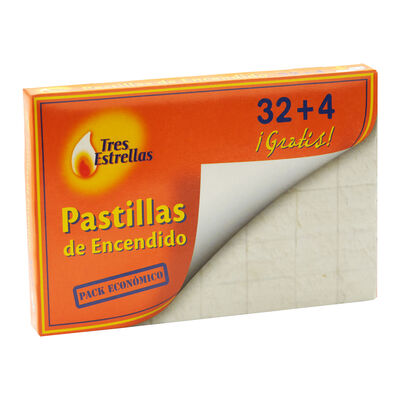 Pastillas de encendido Tres Estrellas 32 uds