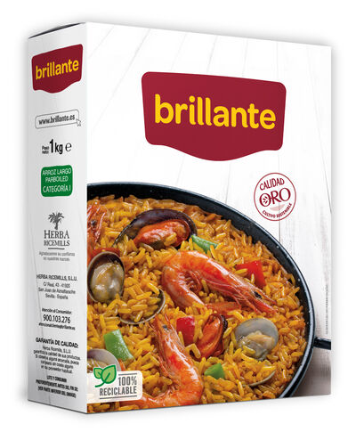 Arroz Brillante 1kg vaporizado