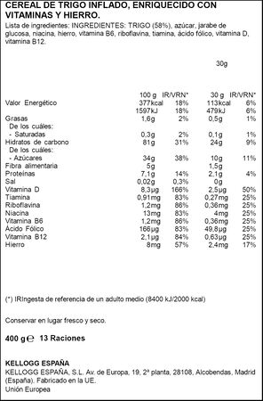 Cereales Smacks de Kellogg´s 400g