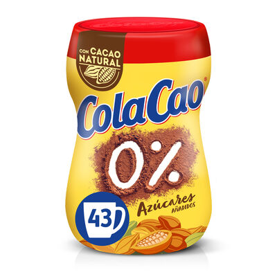 Cacao 0% az&uacute;car a&ntilde;adido Colacao 325g