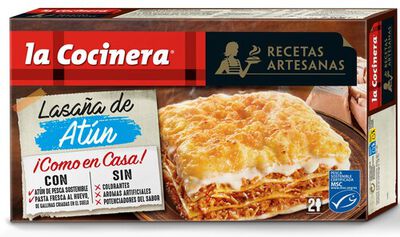 Lasa&ntilde;a La Cocinera at&uacute;n 500g