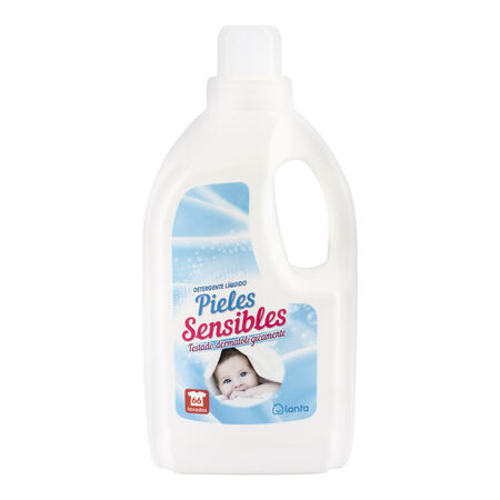 Detergente líquido Lanta 66 lavados Piel sesible
