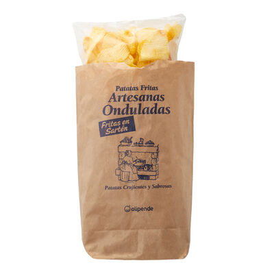 Patatas fritas Alipende 200g artesanas onduladas