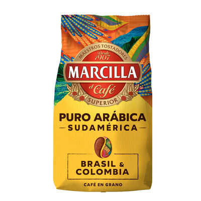 Café en grano puro Arábica Marcilla 400g