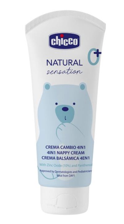 Crema Bals&aacute;mica Chicco 100ml natural Sensation 4 en 1