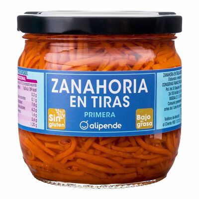 Zanahorias en tiras Alipende 180g