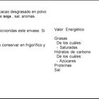 Chocolate líquido Valor 1l a la taza