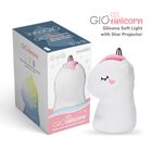 Muñeco silicona con luz Gio unicorn