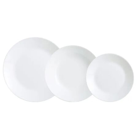 Vajilla Zelieluminarc 18 Piezas White
