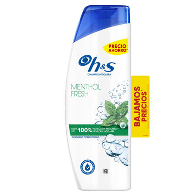 Champú menthol fresh con 300 ml más 30 ml de regalo H&S