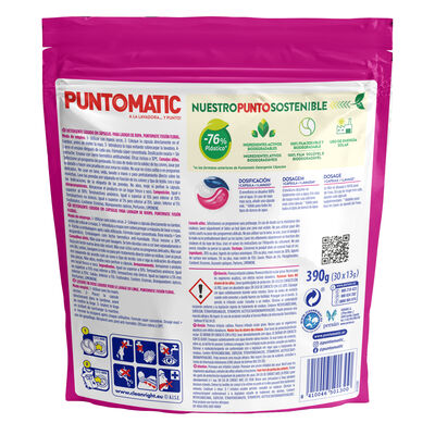 Detergente En Capsulas Puntomatic 22 + 8 Lavados Floral