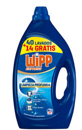 Detergente líquido limpieza profunda Wipp Express 40+14 lavados