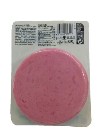 Mortadela de pavo ElPozo 225g