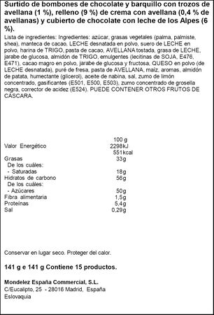 Chocolatinas Milka Favourites 