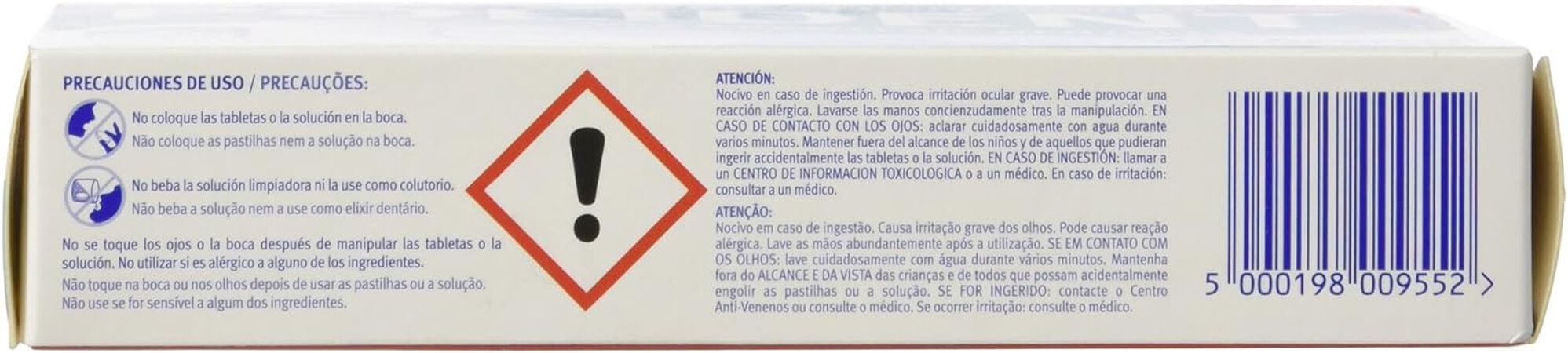 Desinfectante prótesis dental Polident 30 unidades Oxígeno activo
