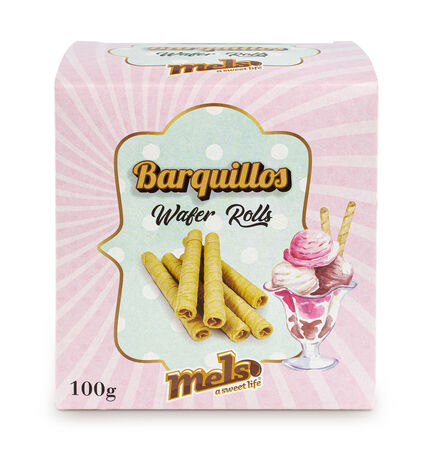 Galleta barquillos Mels 100g