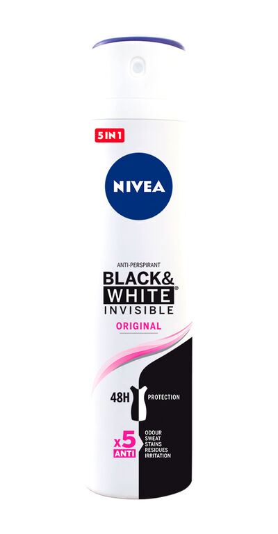 Desodorante en spray Nivea 200ml invisible antitranspirante