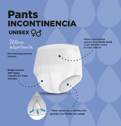 Pants de incontinencia unisex Bodyplus talla mediana