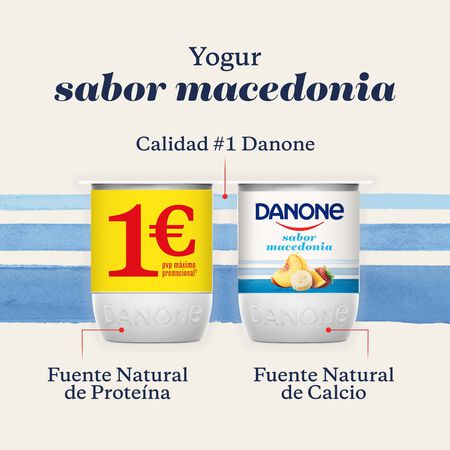Yogur Danone pack 4 macedonia