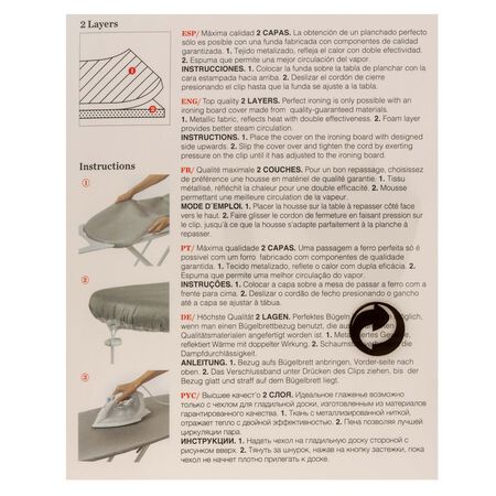 Funda de plancha Rayen lisa