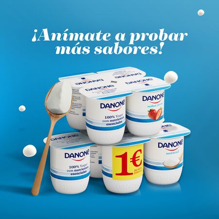 Yogur Danone pack 4 natural