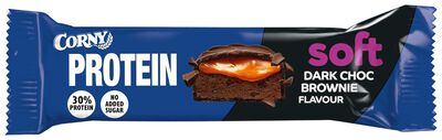 Barrita de proteínas de brownie Corny 45g