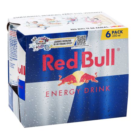 Bebida energética Red Bull 25cl Pack 6