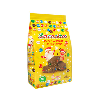 Turrón de chocolate mini Lacasitos 160g