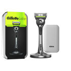 Máquina afeitar Gillette labs + estuche de viaje