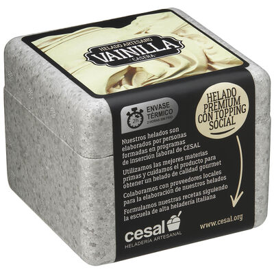 Helado Cesal 500ml Vainilla