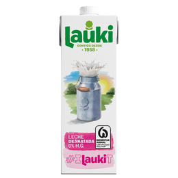 Leche Lauki 1l desnatada