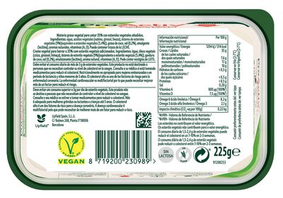 Materia grasa vegetal para untar Pro-Activ 225gr sabor mantequilla