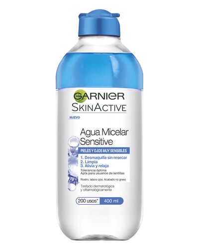 Agua micelar Garnier 400 ml Sensitive