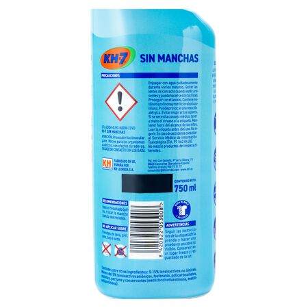 Quitamanchas sin manchas KH-7 pistola 750ml ropa blanca y color
