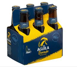 Cerveza Dorada El Aguila 200ml P6