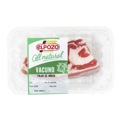 Falda de añojo All Natural ElPozo 400g aproximadamente