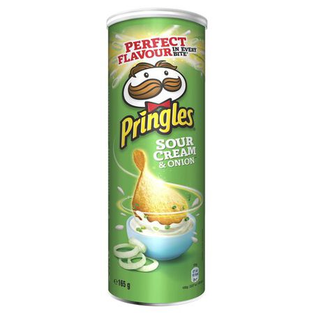 Snack de patata Pringles 165g sour cream&onion