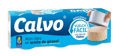 At&uacute;n claro Calvo pack-3 en aceite girasol