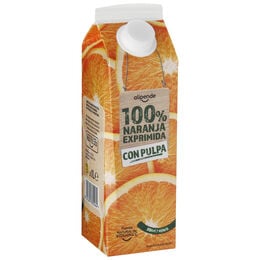 Zumo de naranja 100% exprimida con pulpa Alipende 1L