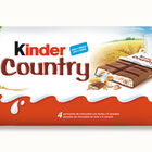 Chocolatina Kinder Country pack de 4 unidades 94g