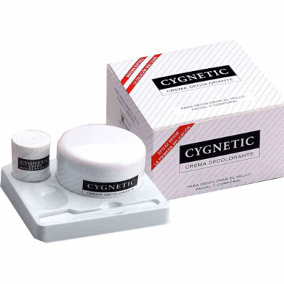 Crema decolorante Cygnetic 30ml para el vello facial y corporal