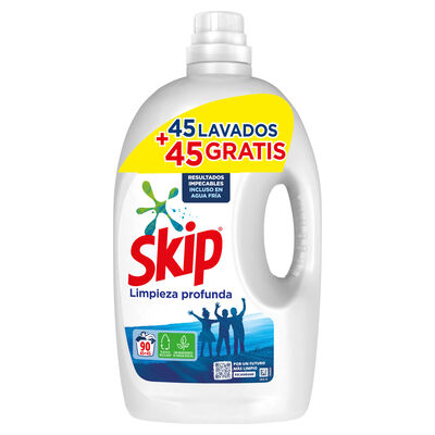Detergente lçiquido Skip 45+45 lavados Limpieza profunda