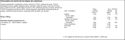 Chocolate con leche Milka sandwich 92g con oreo