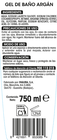 Gel de baño Bodyplus 750 ml argan