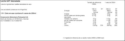 Leche Asturiana 1,5l desnatada