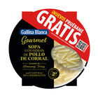 Sopa gourmet con pollo de corral y fideos Gallina Blanca 300g